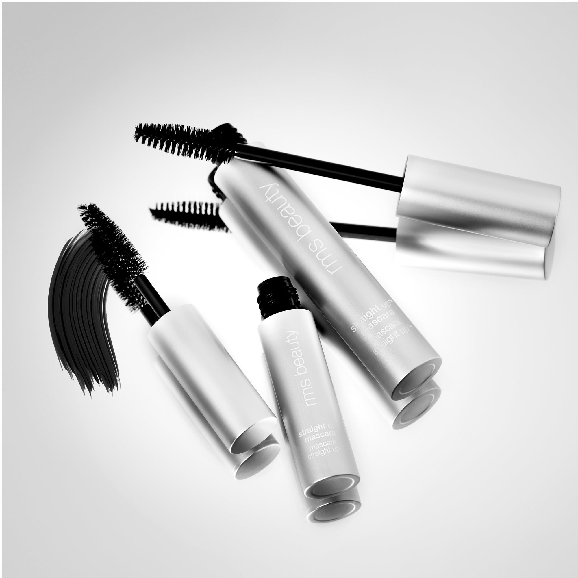 RMS Straight Up Volumizing Peptide Mascara - Black, TRAVEL SIZE | 4.5ml