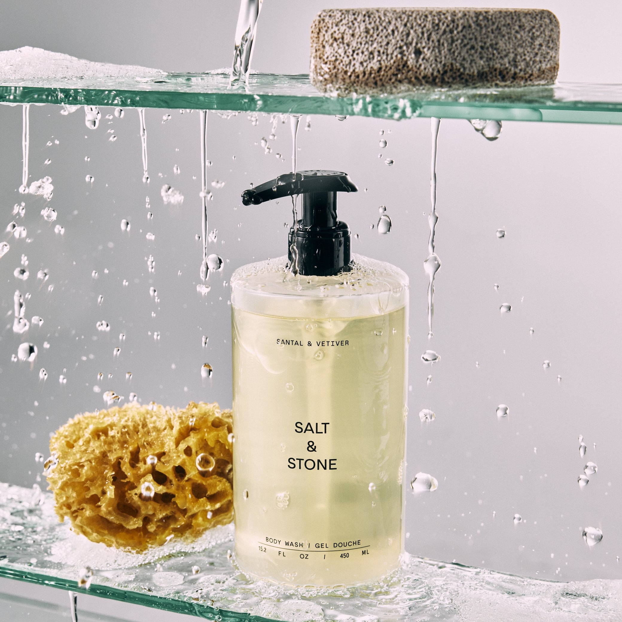 Salt & Stone Body Wash - Santal & Vetiver I 450ml