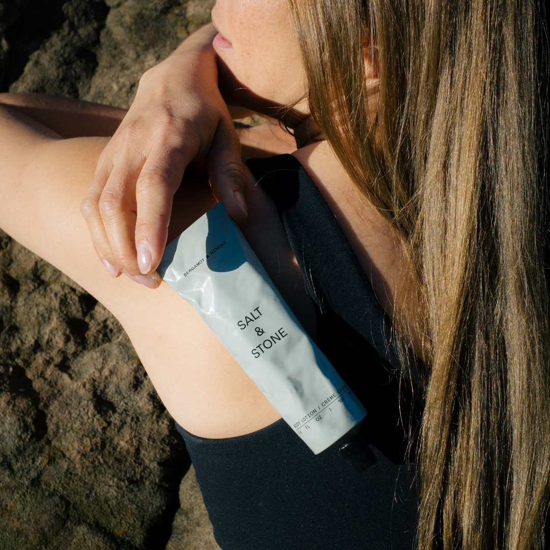 SALT & STONE ķermeņa krēms Bergamote un Hinoki | 100ml