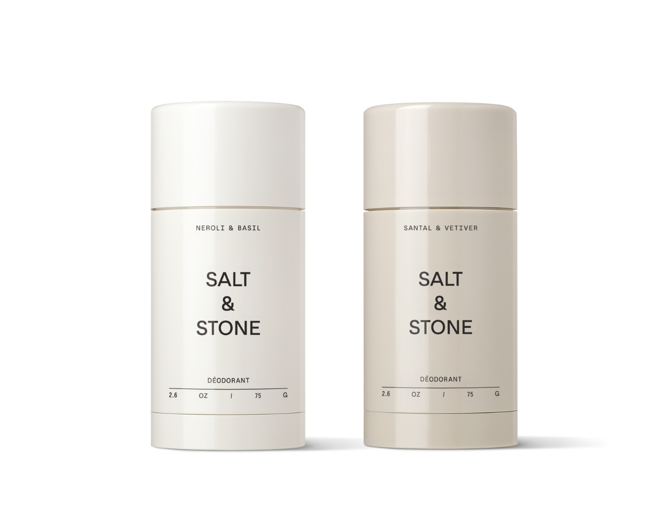 Neroli & Basil and Santal & Vetiver cream DEODORANT DUO