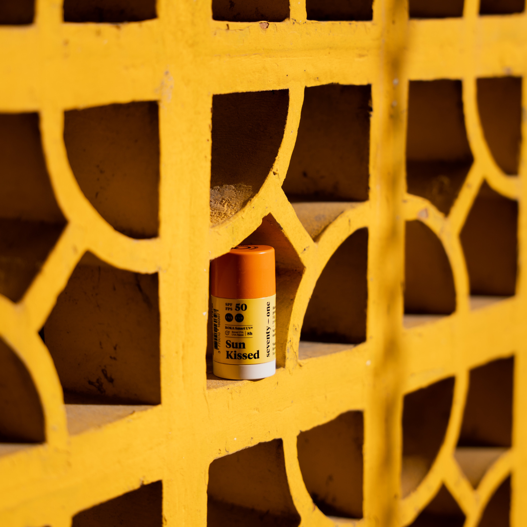 Caurspīdīgs saules aizsargkrēms SPF50 - SeventyOne Sun Stick I 15g