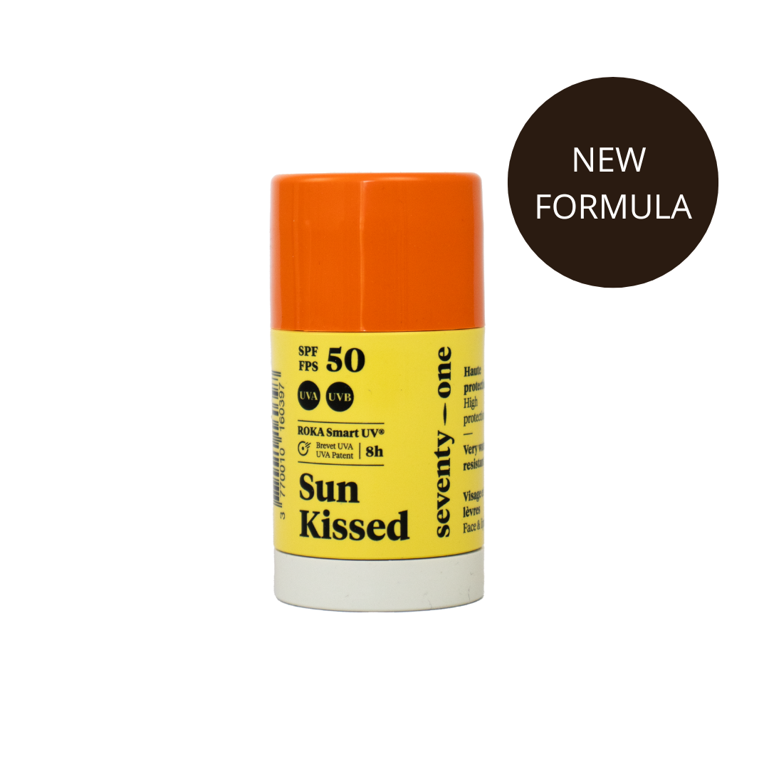 Caurspīdīgs saules aizsargkrēms SPF50 - SeventyOne Sun Stick I 15g