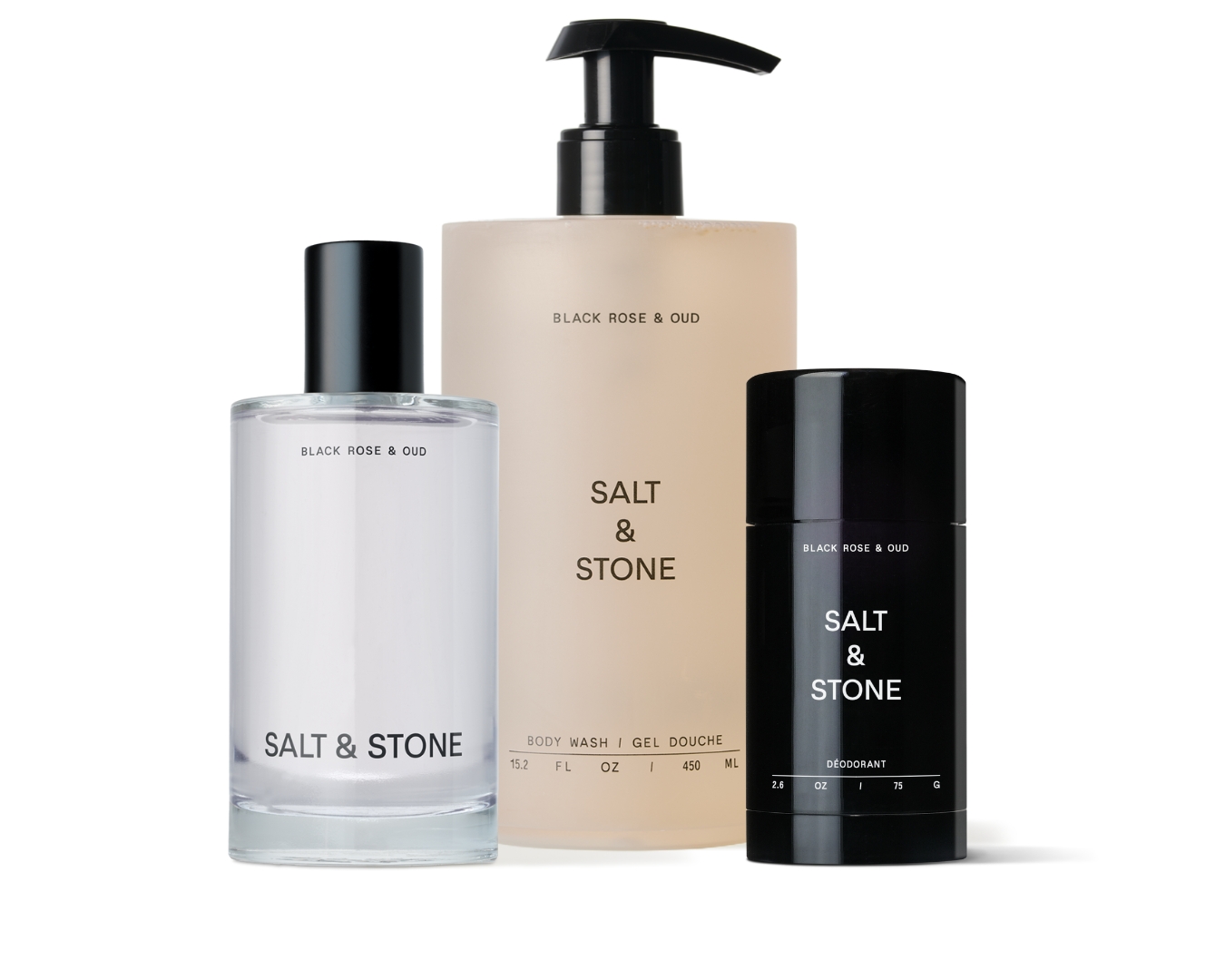 Black Rose & Oud Body set | Dezodorants, smaržūdens un dušas želeja