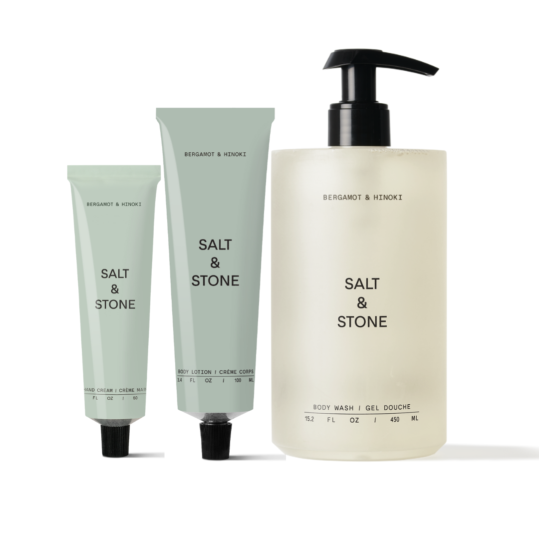 Bergamot & Hinoki Body set | Wash, body lotion and hand cream