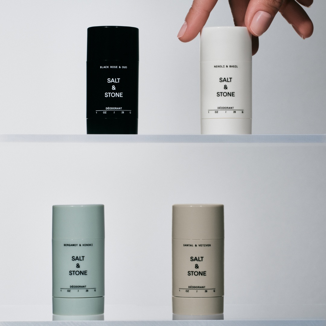 Salt & Stone Mini dezodorantu komplekts - 4pcs | 28ml