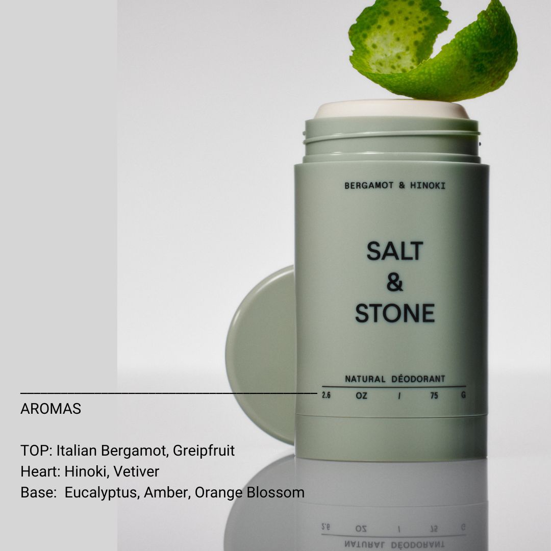 Bergamot & Hinoki cream and gel DEODORANT DUO