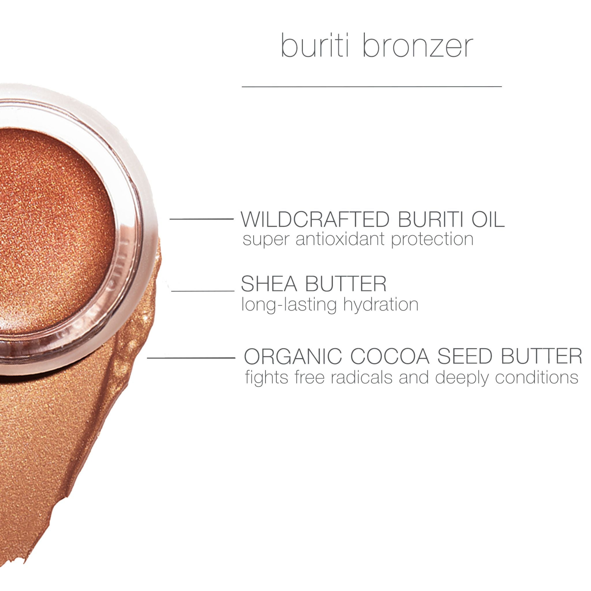 RMS beauty Buriti Bronzer hydrating shea butter