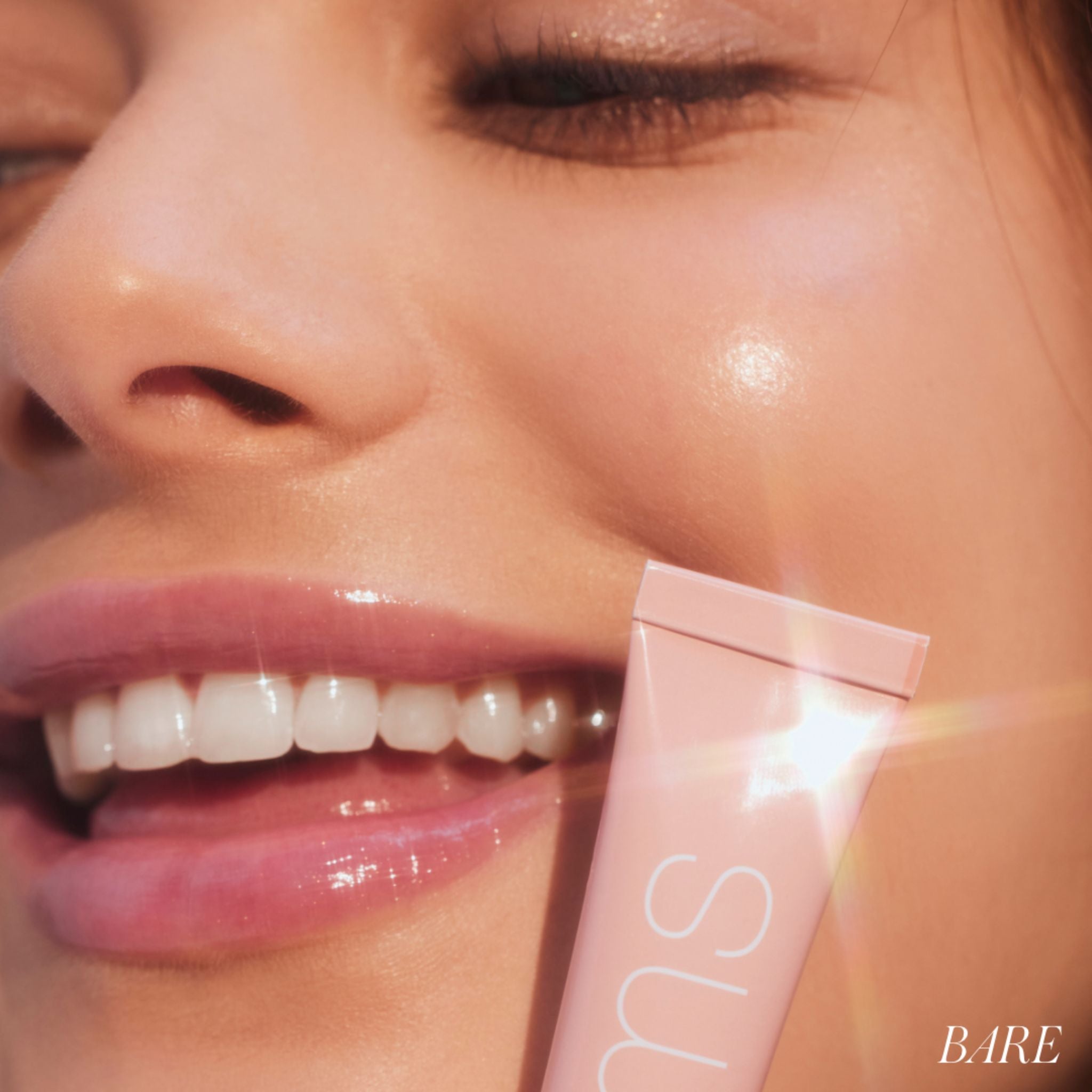 RMS beauty Liplights Cream Lip Gloss bare