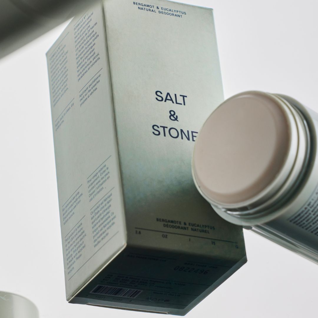 salt and stone bergamote and hinoki natural deodorant