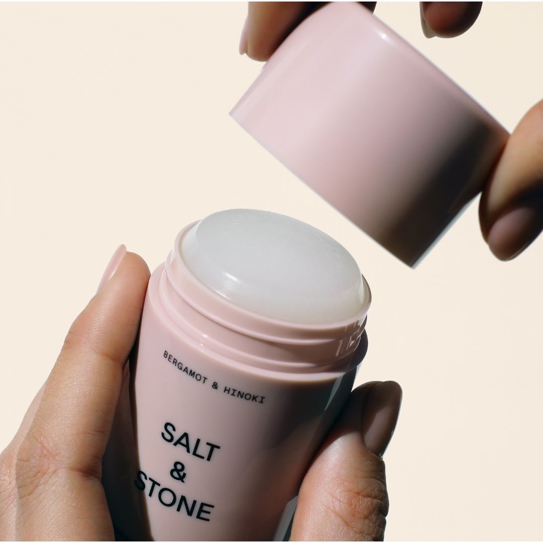 salt and stone gel deodorant bergamot and hinoki