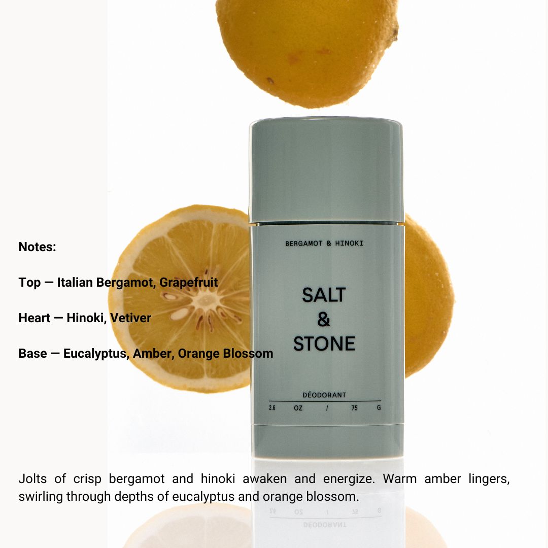salt and stone gel deodorant hinoki