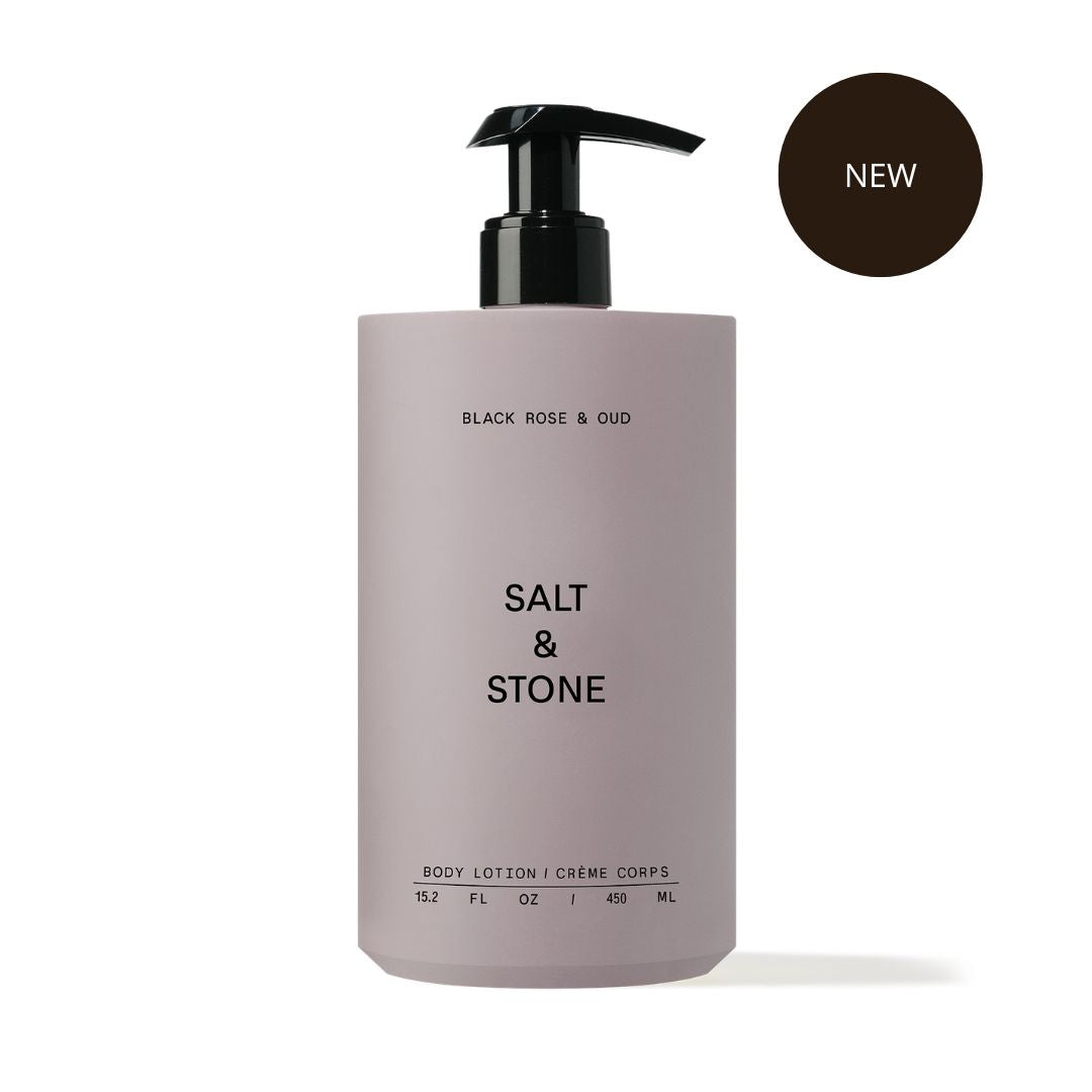 Salt &amp; Stone Körperlotion – Schwarze Rose &amp; Oud | 100 ml